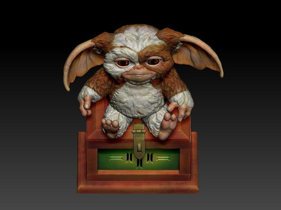 Gizmo teddy bear 3D print model_53
