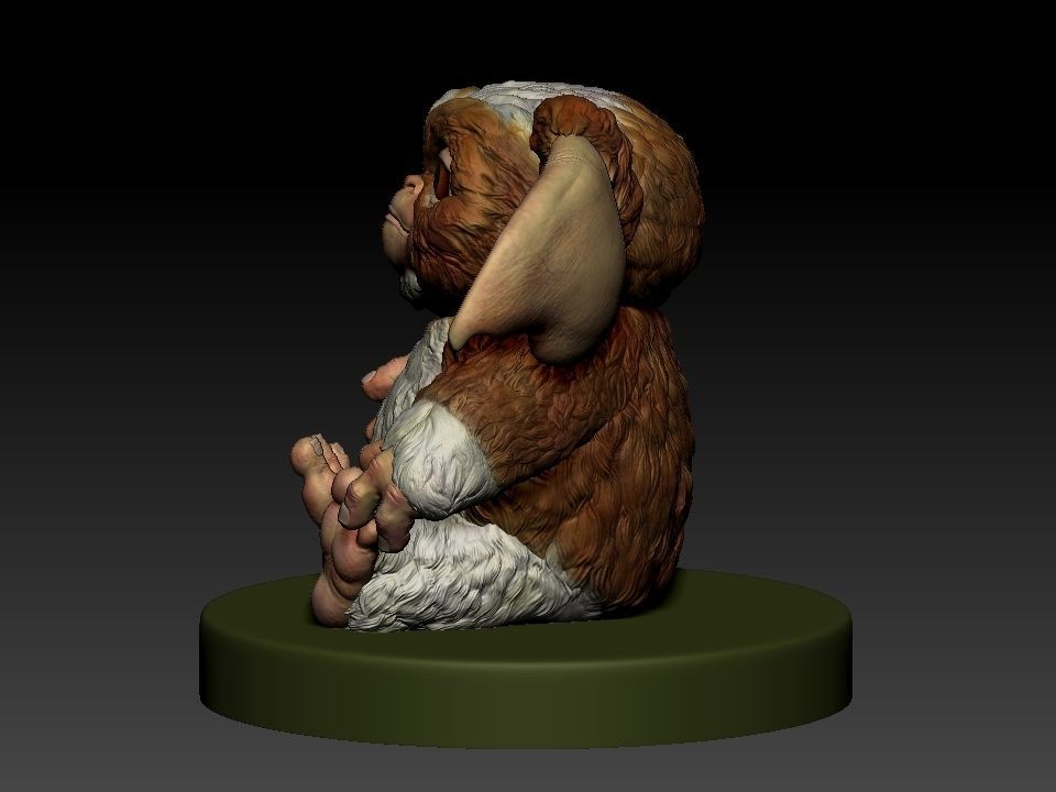 Gizmo teddy bear 3D print model_83