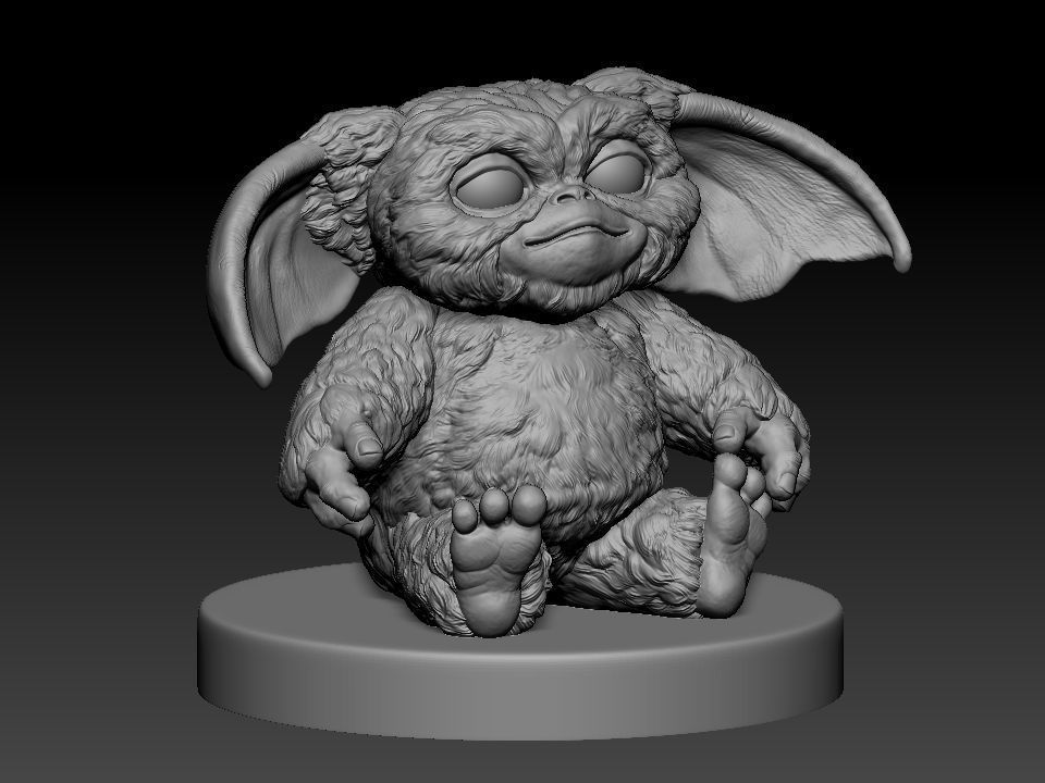 Gizmo teddy bear 3D print model_74