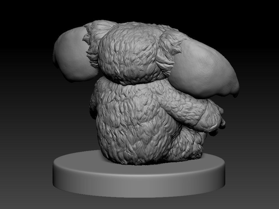 Gizmo teddy bear 3D print model_78