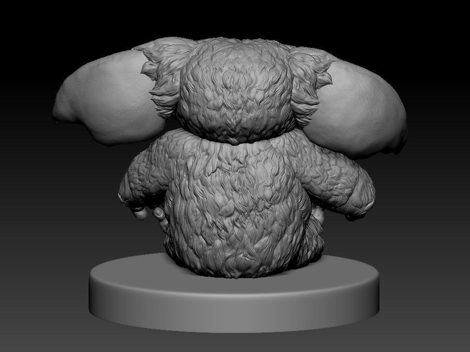Gizmo teddy bear 3D print model_80