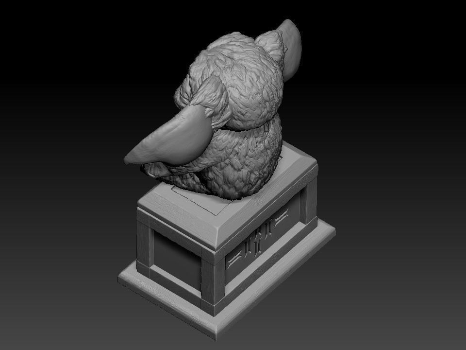 Gizmo teddy bear 3D print model_66