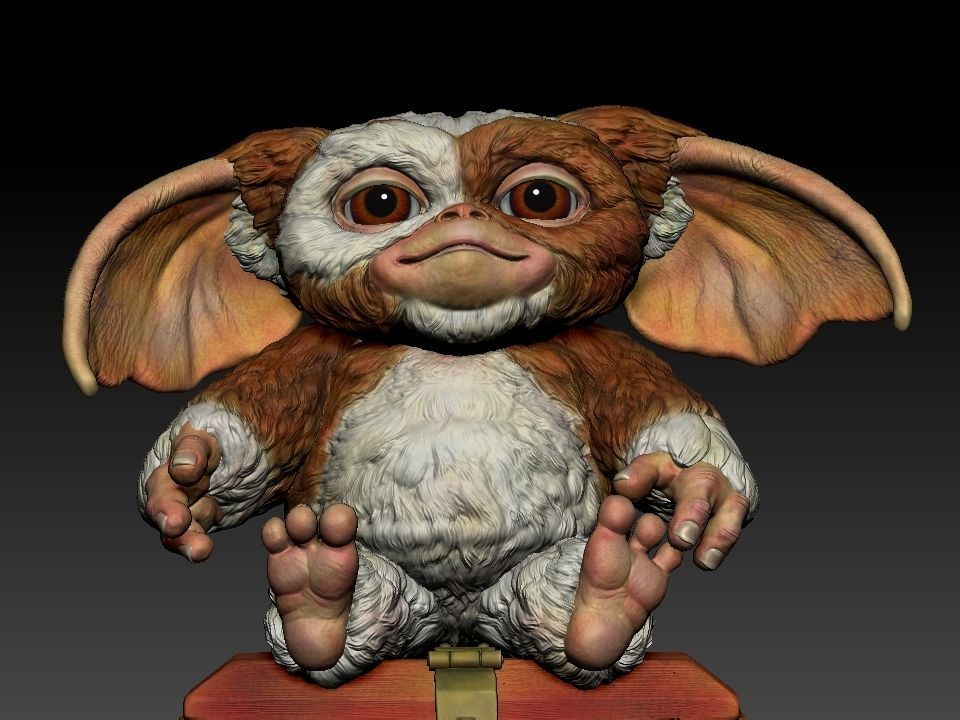 Gizmo teddy bear 3D print model_21