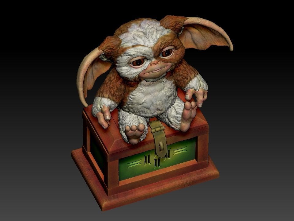 Gizmo teddy bear 3D print model_55