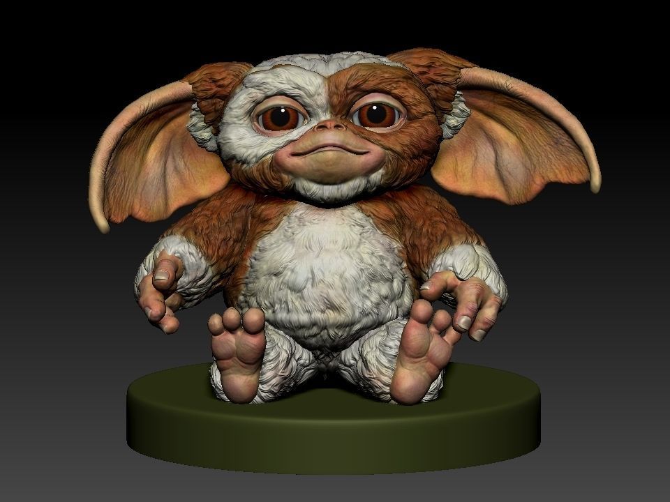 Gizmo teddy bear 3D print model_71