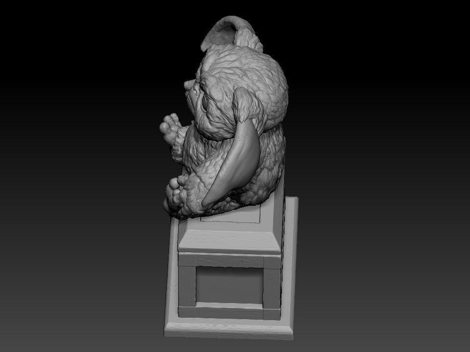 Gizmo teddy bear 3D print model_68