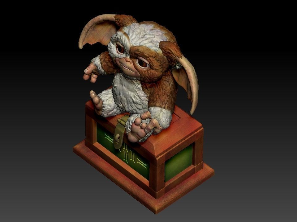 Gizmo teddy bear 3D print model_69