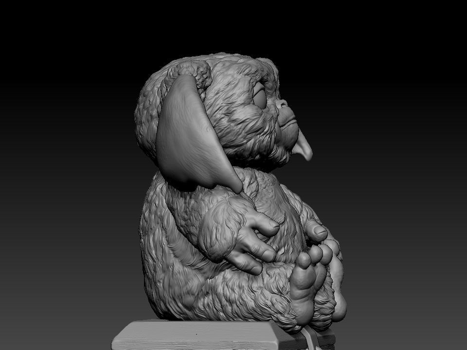 Gizmo teddy bear 3D print model_26