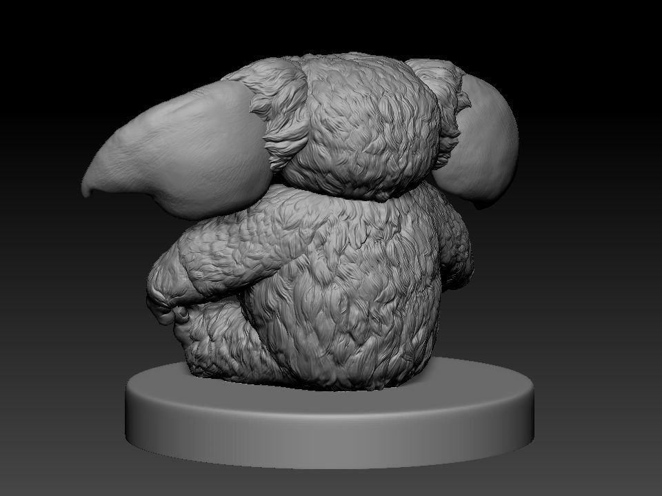 Gizmo teddy bear 3D print model_82
