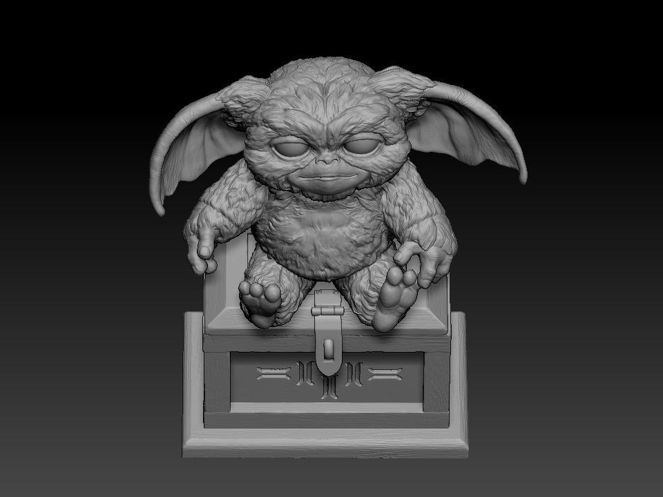 Gizmo teddy bear 3D print model_54