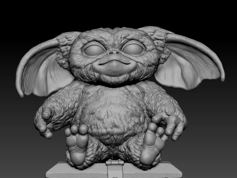 Gizmo teddy bear 3D print model_22