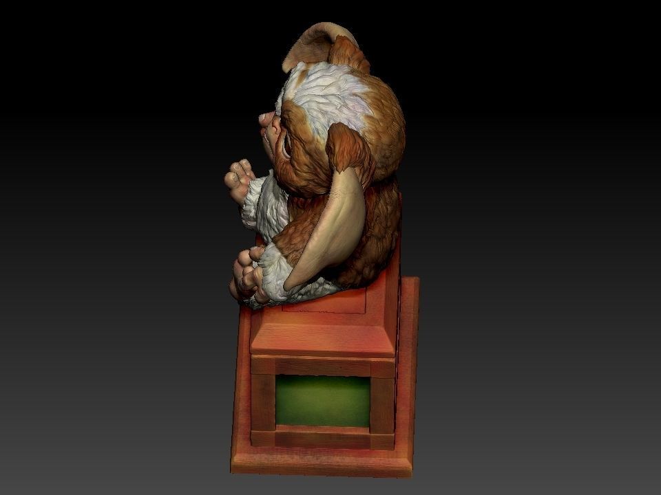 Gizmo teddy bear 3D print model_67