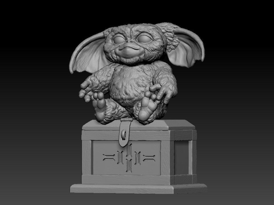 Gizmo teddy bear 3D print model_20