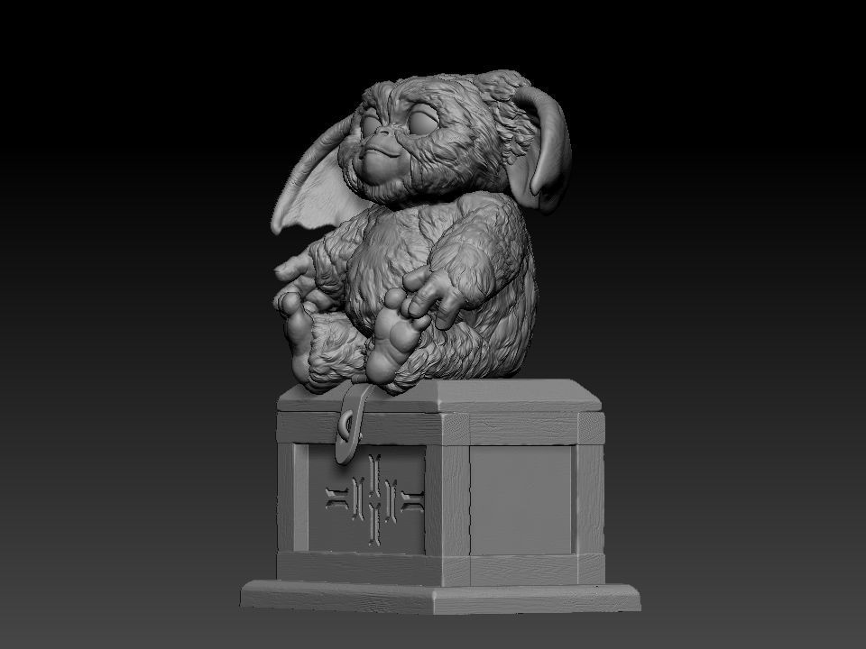 Gizmo teddy bear 3D print model_18