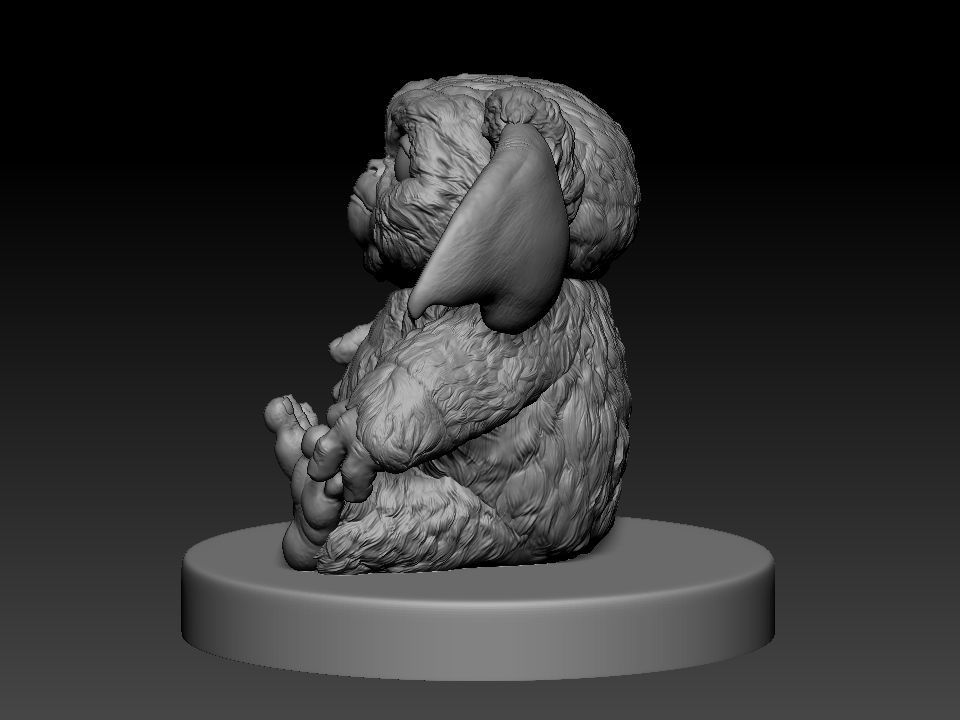 Gizmo teddy bear 3D print model_84