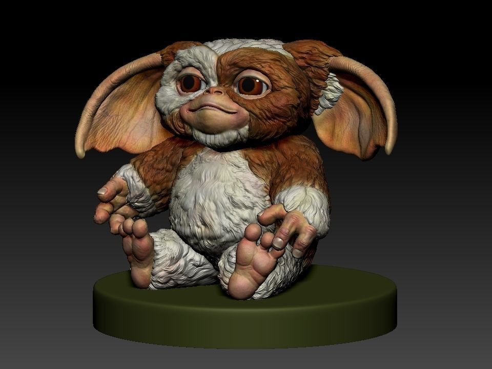 Gizmo teddy bear 3D print model_85