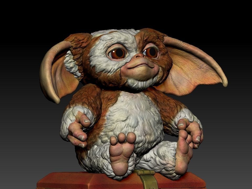Gizmo teddy bear 3D print model_23