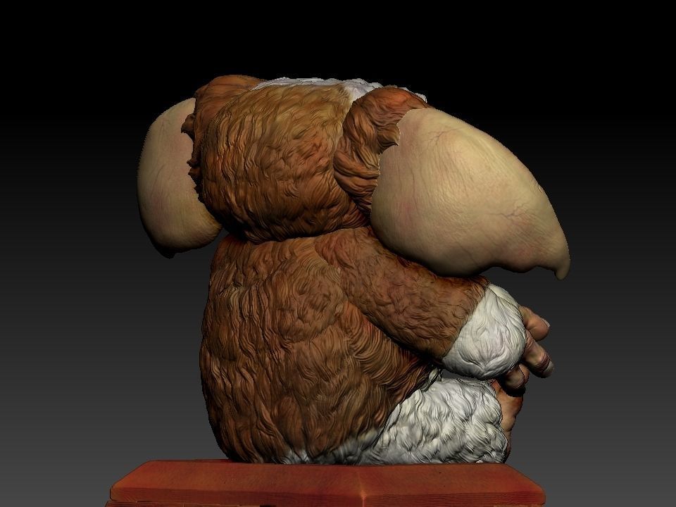 Gizmo teddy bear 3D print model_27