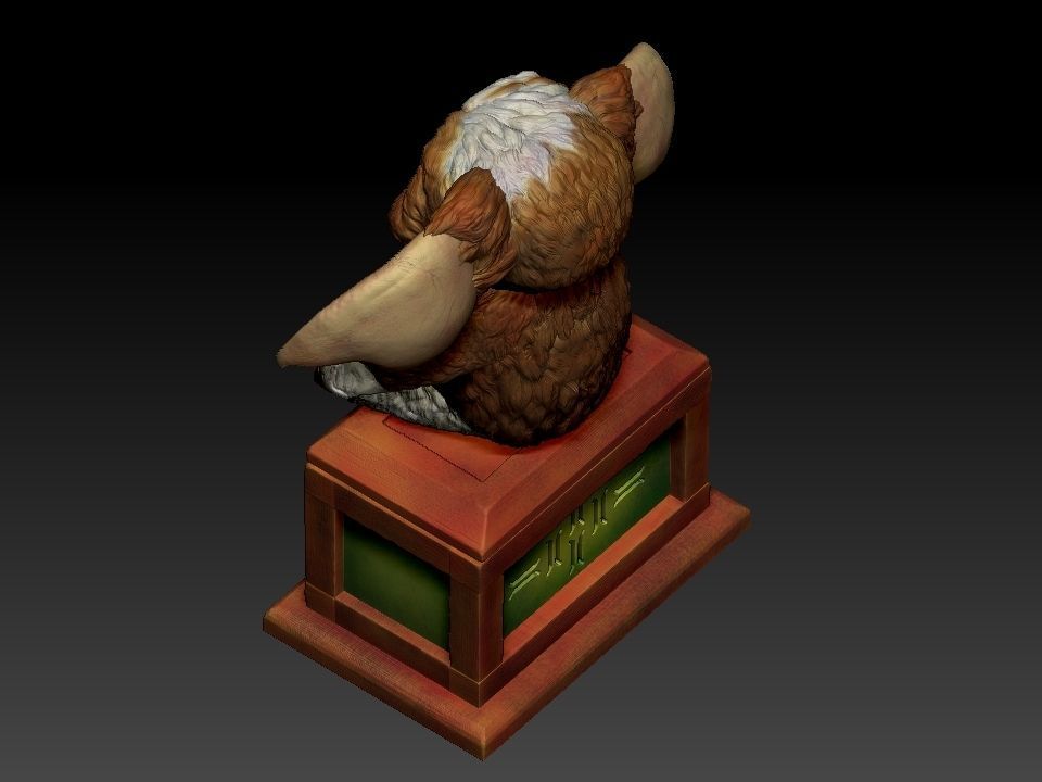 Gizmo teddy bear 3D print model_65