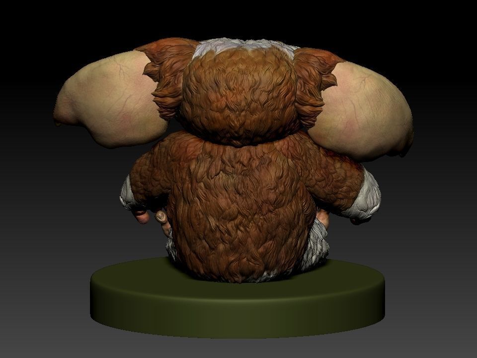 Gizmo teddy bear 3D print model_79