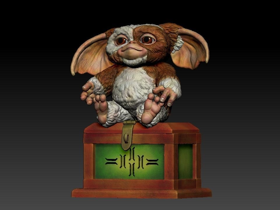 Gizmo teddy bear 3D print model_19