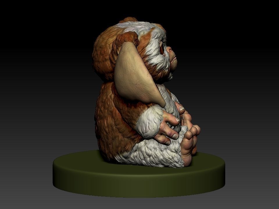 Gizmo teddy bear 3D print model_75
