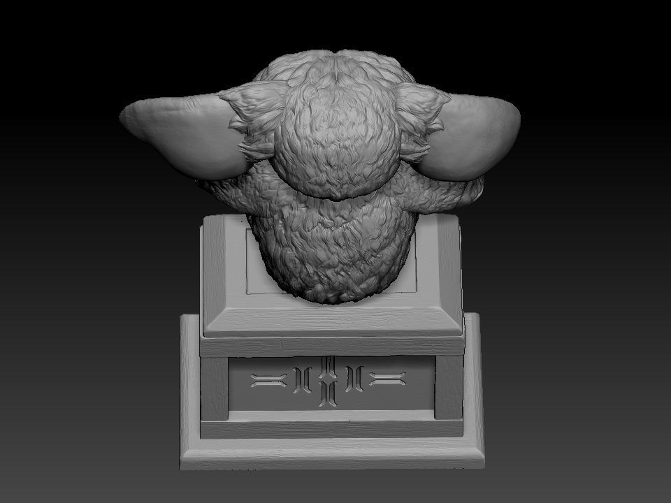 Gizmo teddy bear 3D print model_64