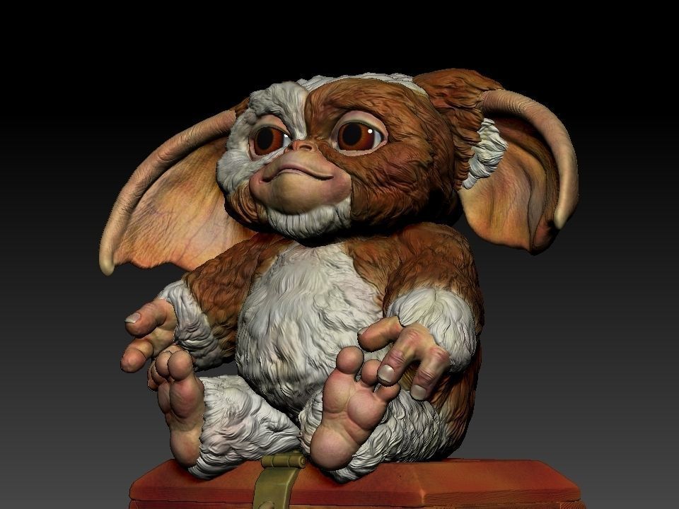 Gizmo teddy bear 3D print model_35
