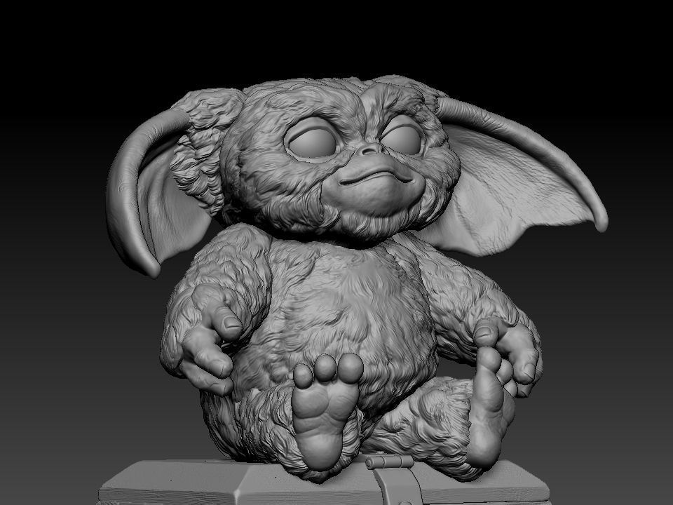 Gizmo teddy bear 3D print model_24