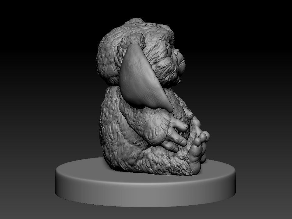 Gizmo teddy bear 3D print model_76