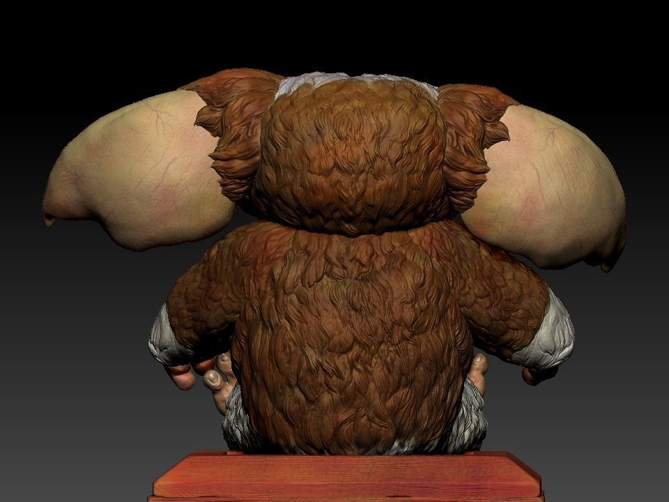 Gizmo teddy bear 3D print model_29