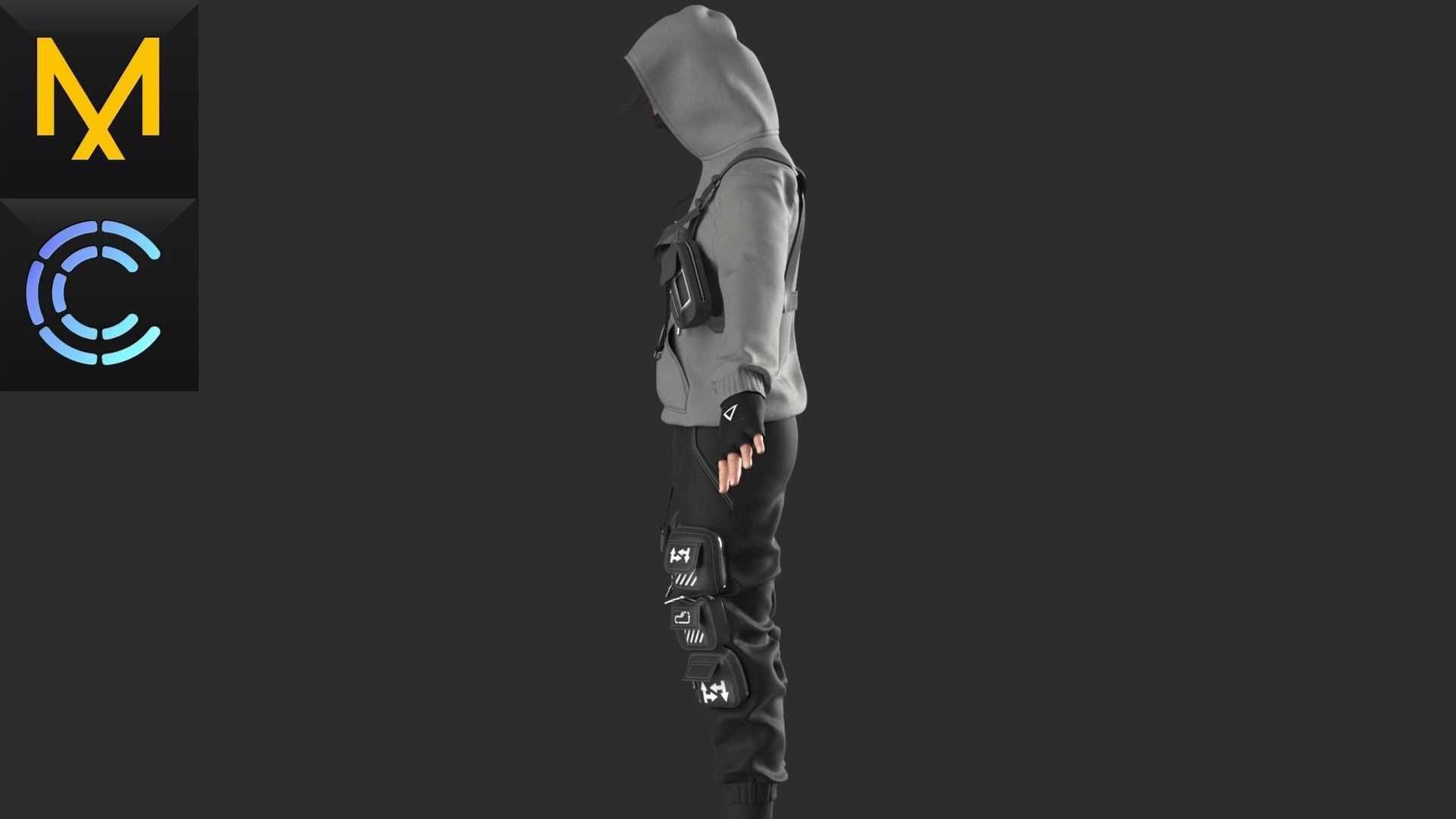New Outfit Male OBJ mtl FBX ZPRJ 3D model_5