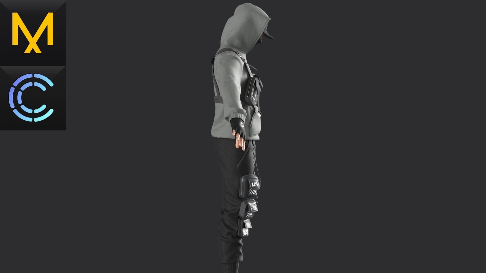New Outfit Male OBJ mtl FBX ZPRJ 3D model_7