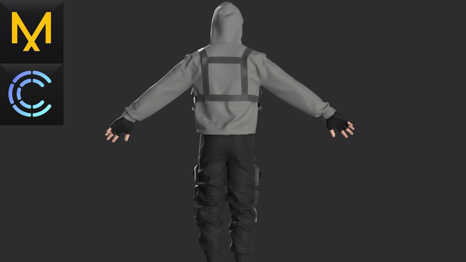 New Outfit Male OBJ mtl FBX ZPRJ 3D model_6