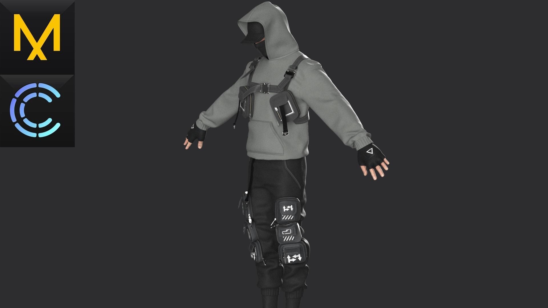 New Outfit Male OBJ mtl FBX ZPRJ 3D model_4