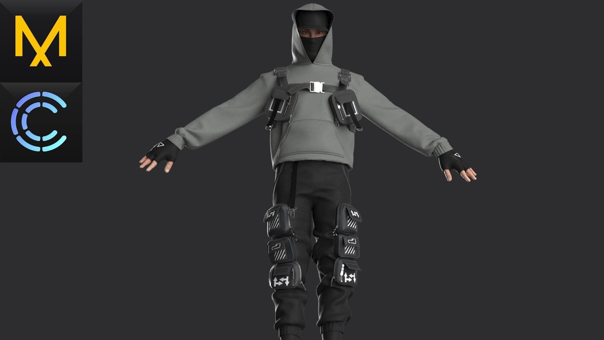 New Outfit Male OBJ mtl FBX ZPRJ 3D model_2