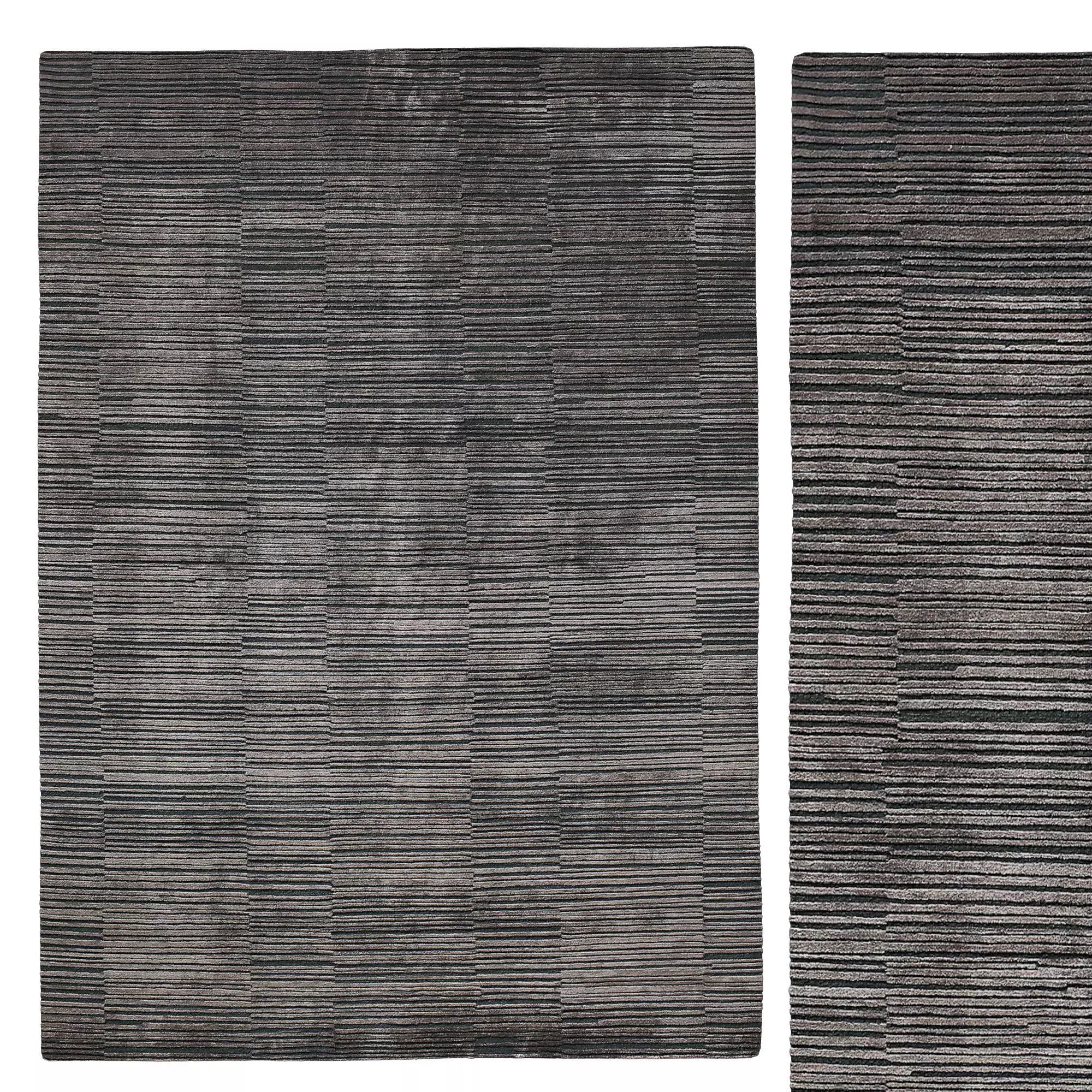 STRATTA HAND-KNOTTED WOOL RUG 3D model_0