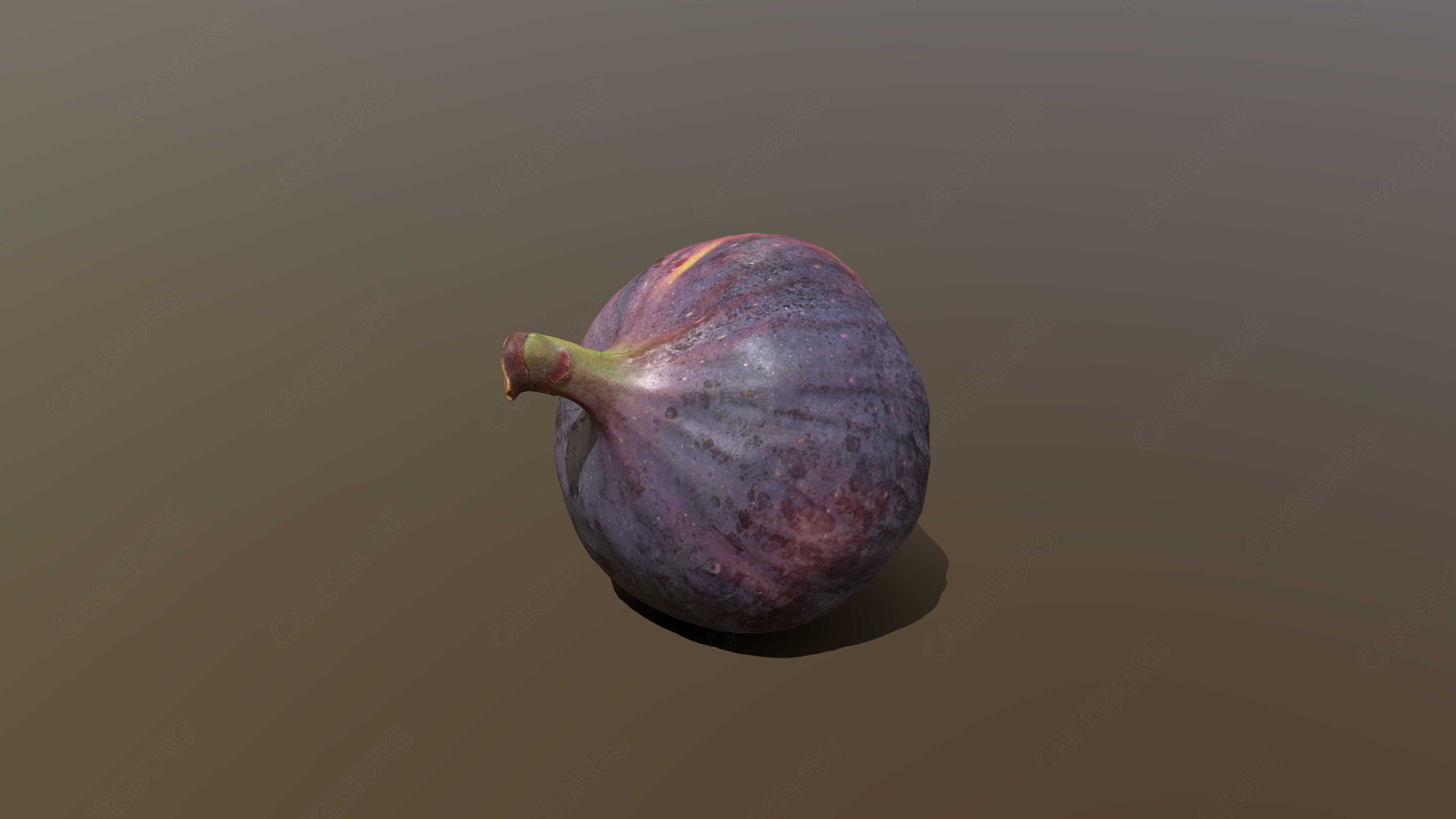 Turkish Black Bursa Fig Low-poly 3D model_2