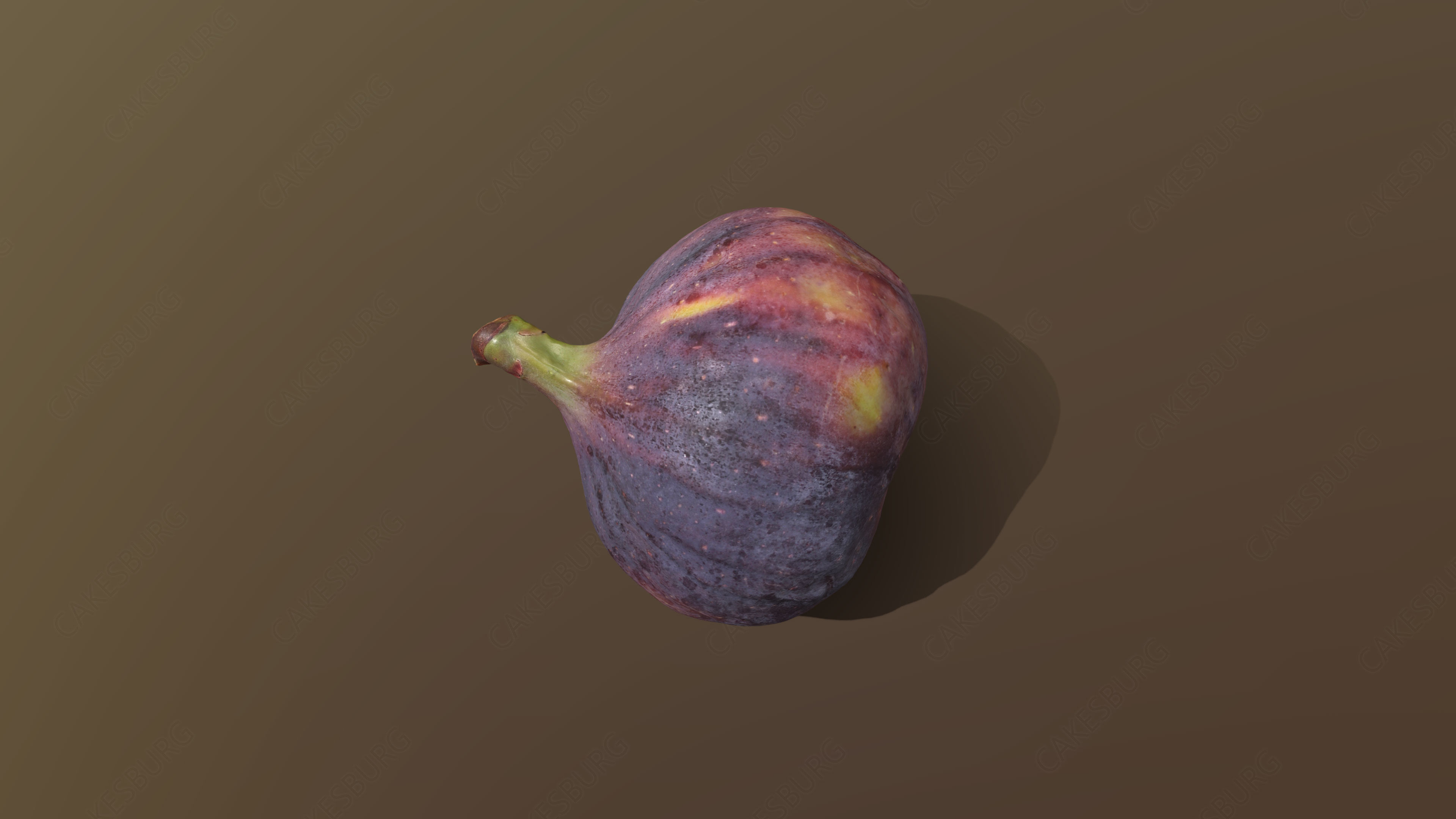 Turkish Black Bursa Fig Low-poly 3D model_4