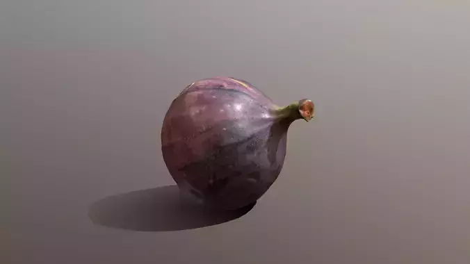 Turkish Black Bursa Fig Low-poly 3D model