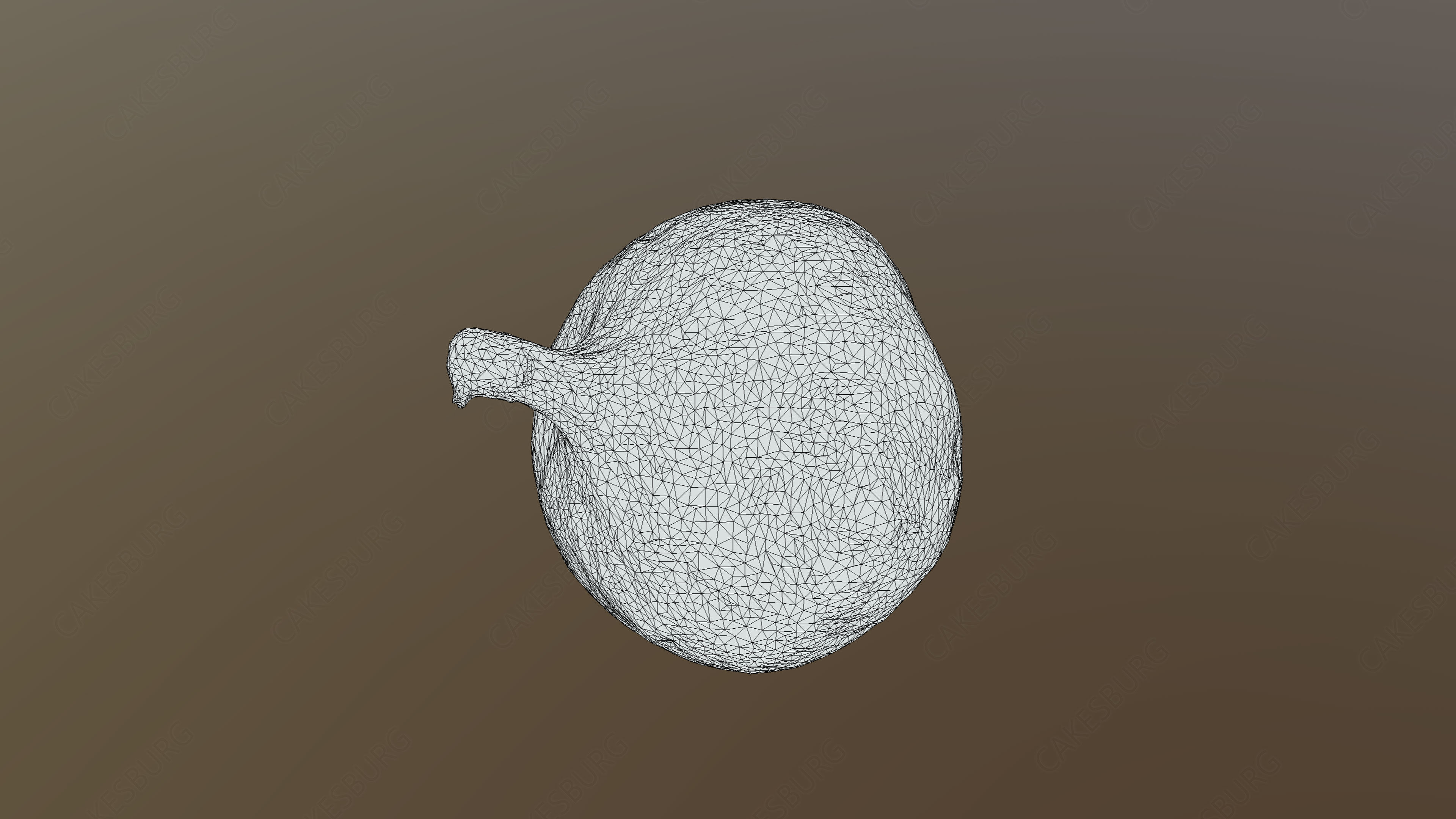 Turkish Black Bursa Fig Low-poly 3D model_5