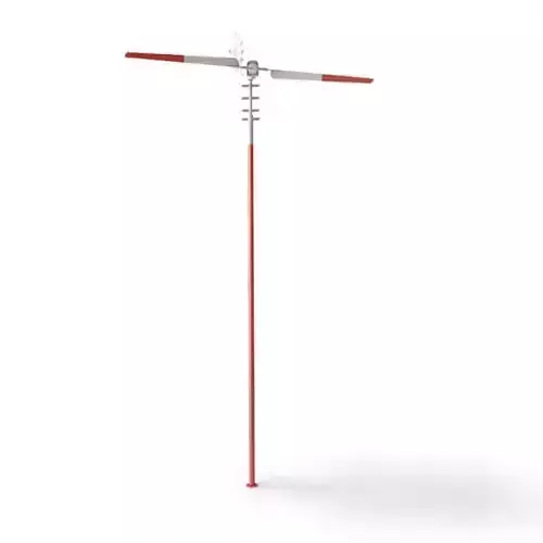 Red And White Wind Turbine For Commercial Use