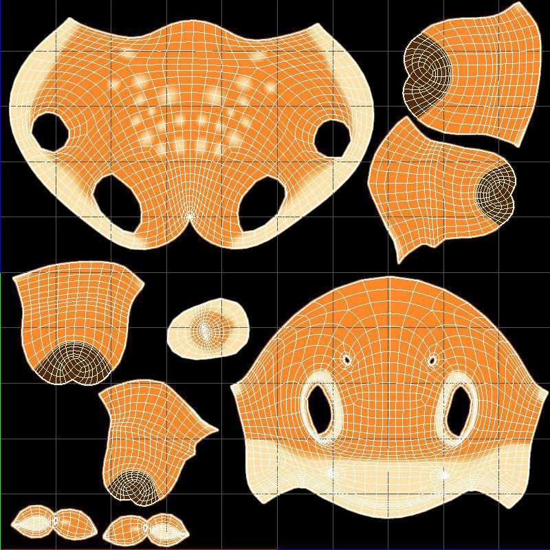 Cartoon Deer Low-poly 3D model_17