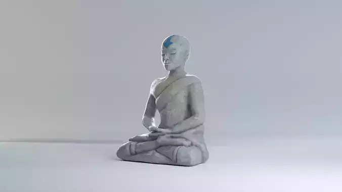 Avatar Airbender Buddha Statue 3D print model