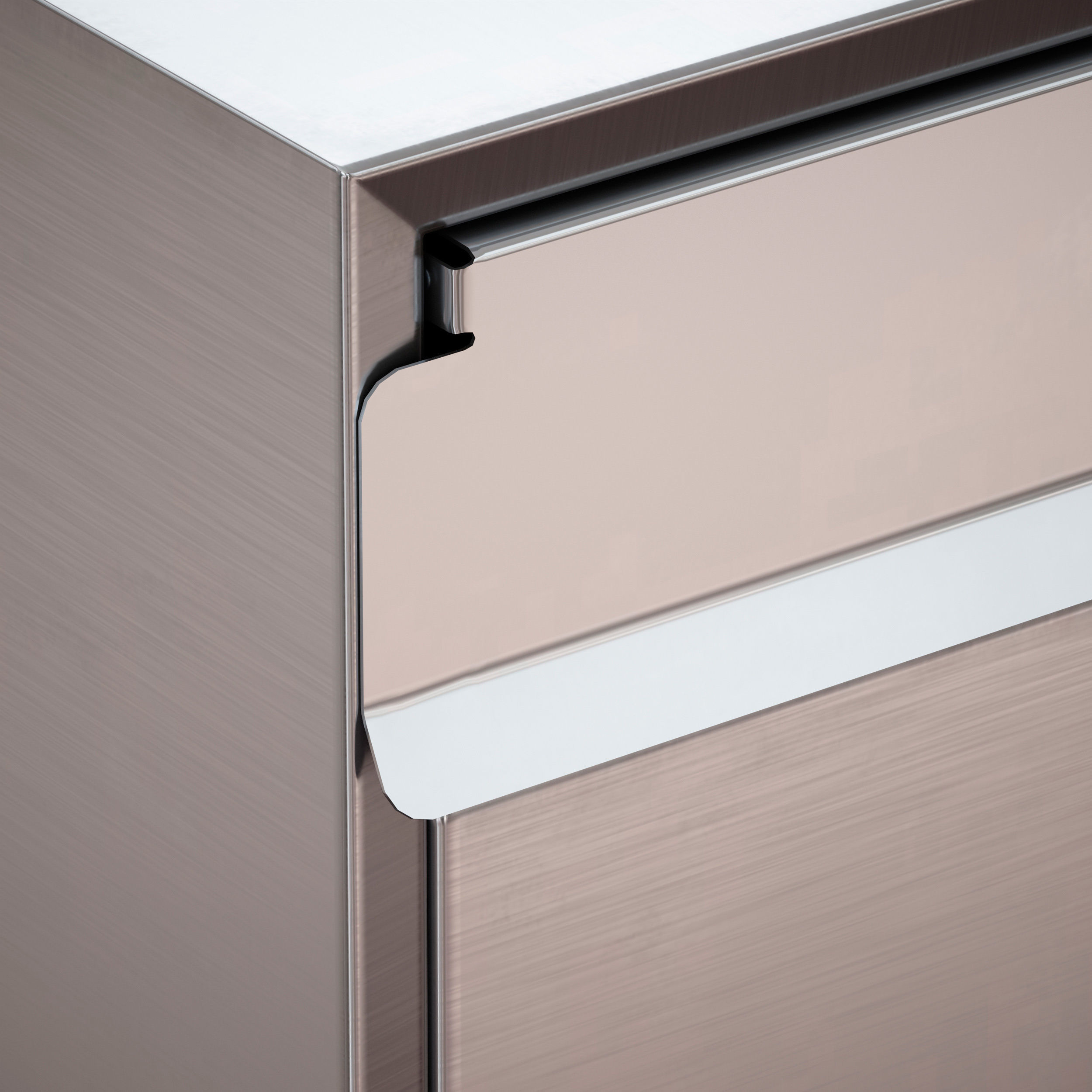 Stainless steel mailbox 3D model_9