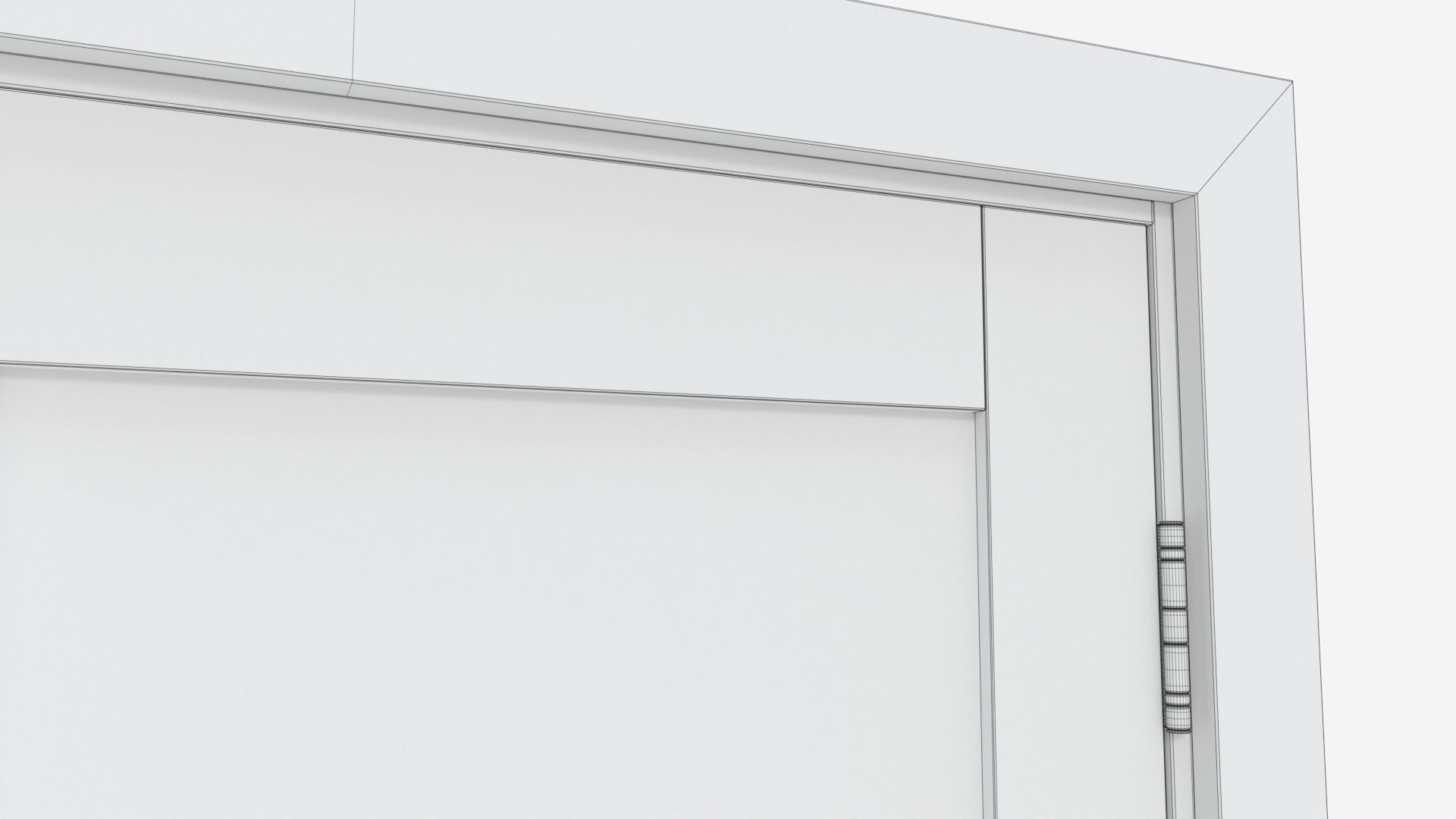 Modern Wooden Interior Door with Furniture 003 3D model_10