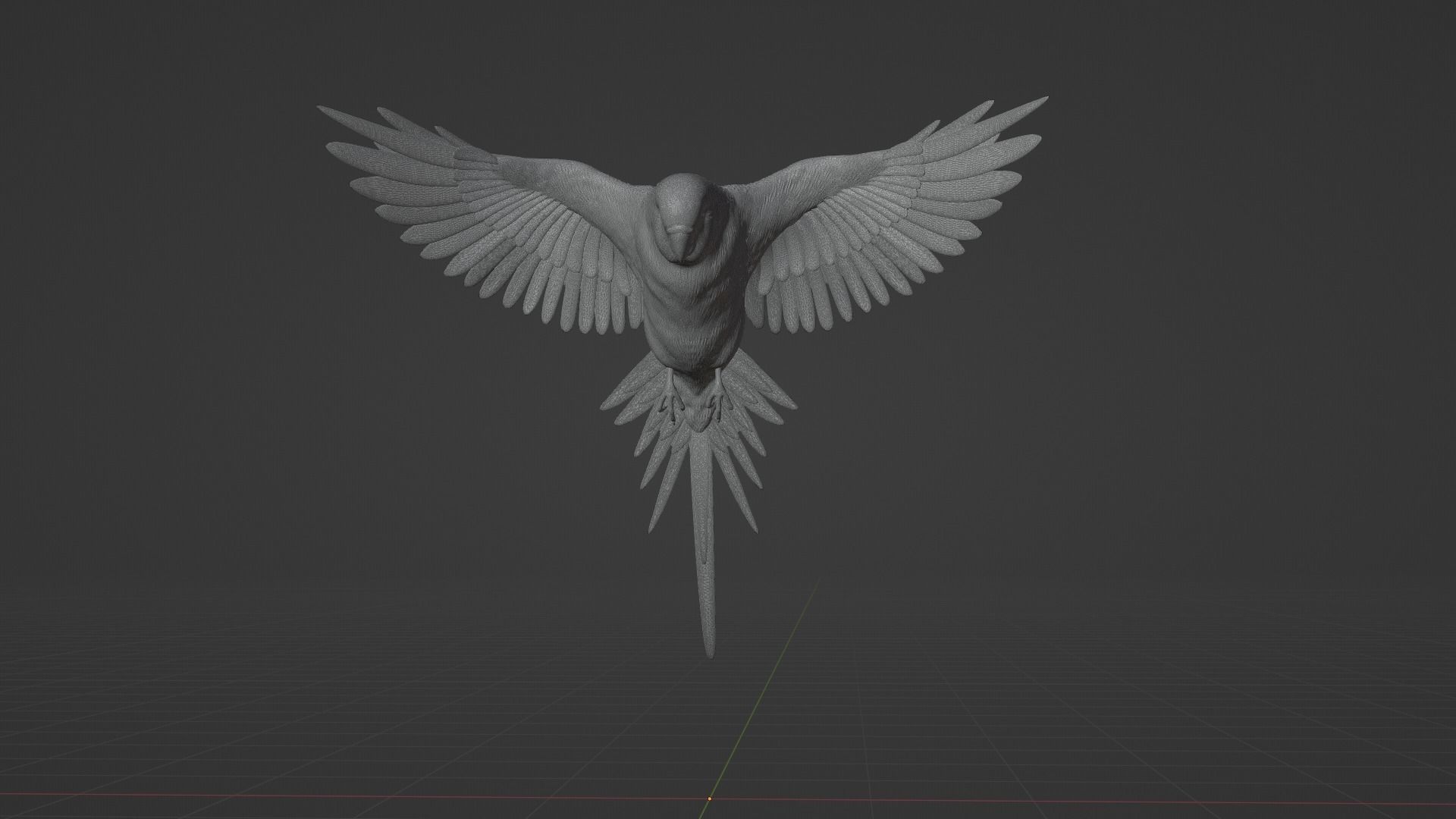 parrot 3D print model_5