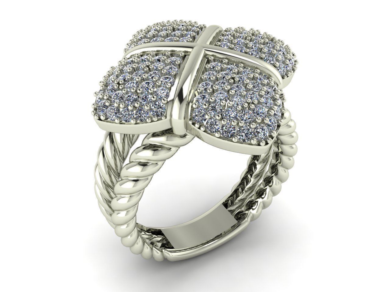 Jewelry Ring 3D print model_3