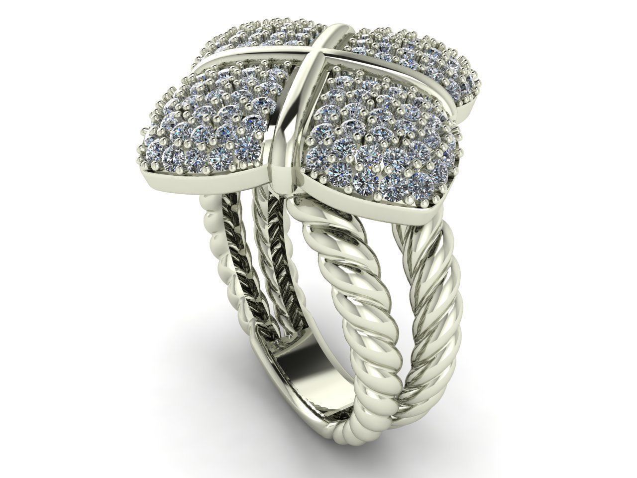 Jewelry Ring 3D print model_4