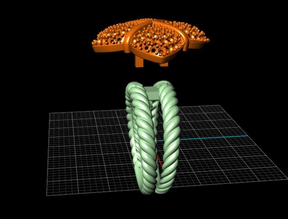 Jewelry Ring 3D print model_5